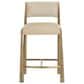 Club Collection By Sunpan Bayard Counter Stool in Napa Beige and Santa Cruz Oatmeal, , large