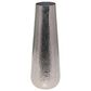 Maple and Jade 25" Tall Hammered Decorative Vase in Polished Silver, , large