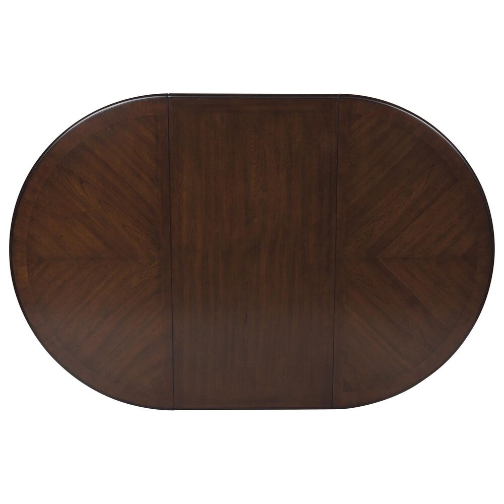 Ashley Lavinton Oval Dining Table in Cherry Brown - Table Only, , large