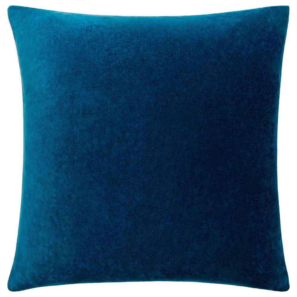 Surya 20&quot; Square Throw Pillow in Marine Blue, , large