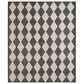 Nourison Positano Geometric Black 9" x 12" Indoor/Outdoor Area Rug, , large