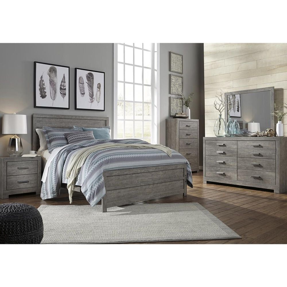 Ashley Culverbach 6 Drawer Dresser and Mirror in Driftwood Gray, , large