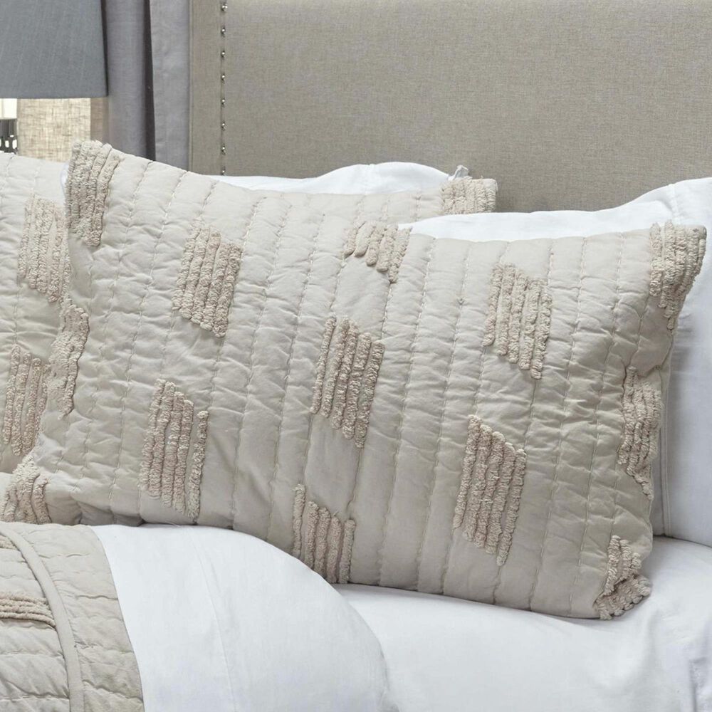 Rizzy Home Alice 20" x 26" Standard Sham, , large
