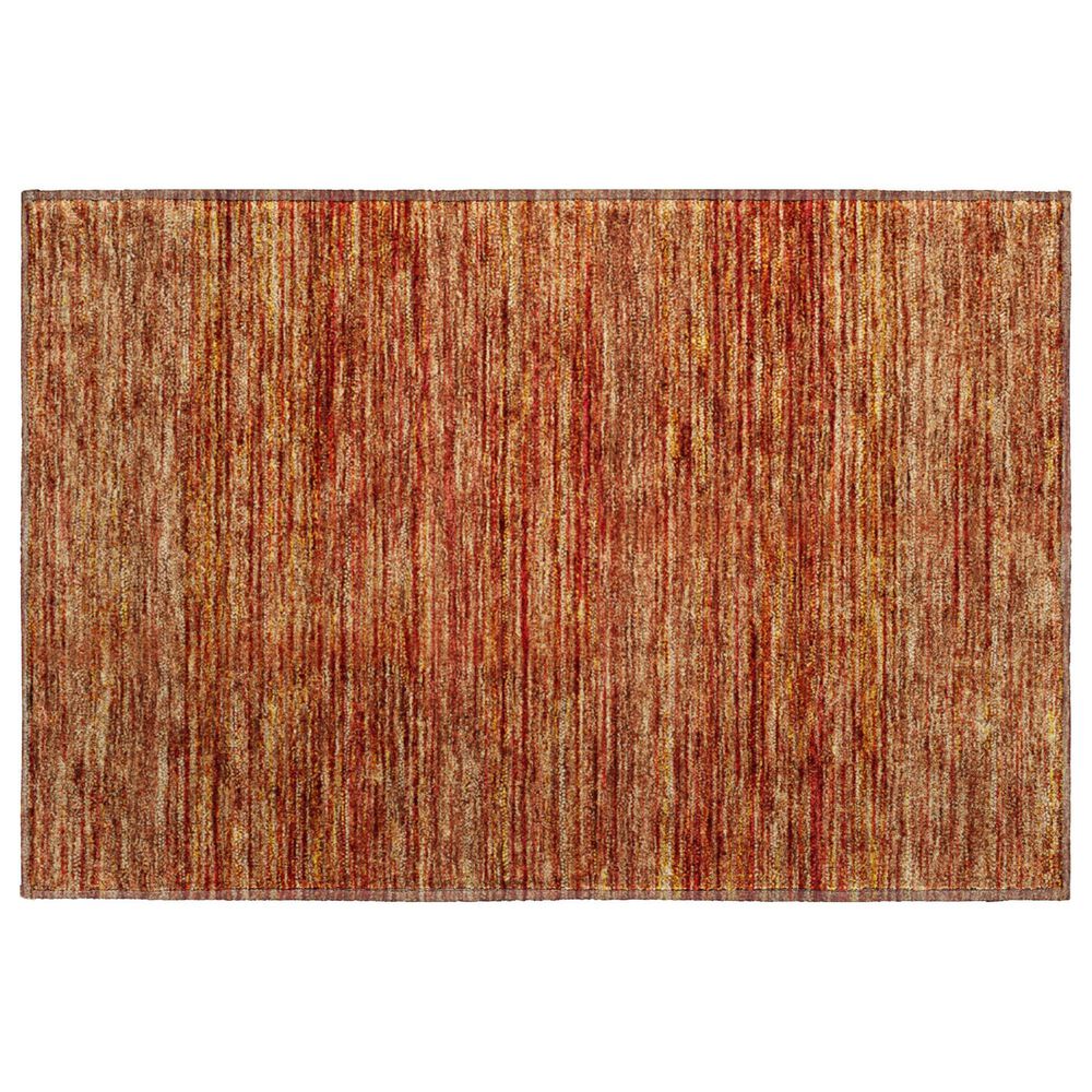 Dalyn Rug Company Soft Essentials Solid Paprika 2"6" x 3"10" Indoor/Outdoor Area Rug, , large