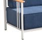 Sunwell Garden 3-Seater Patio Sofa in Blue, , large