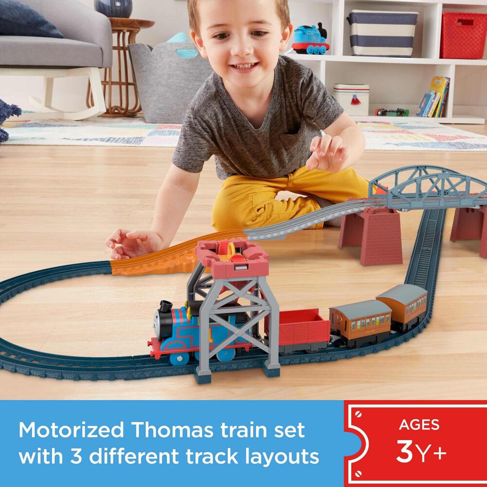 Fisher Price 3-in-1 Thomas Package Pickup Train Set in Multicolor, , large