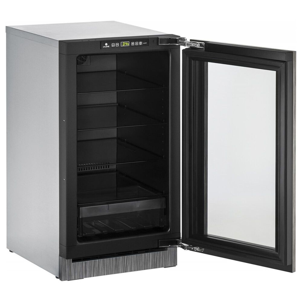 U-Line 3.6 Cu. Ft. Glass Compact Refrigerator - Panel Sold Separately, , large