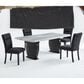 Modern Market 5-Piece Rectangular Dining Set in Black and Grey, , large