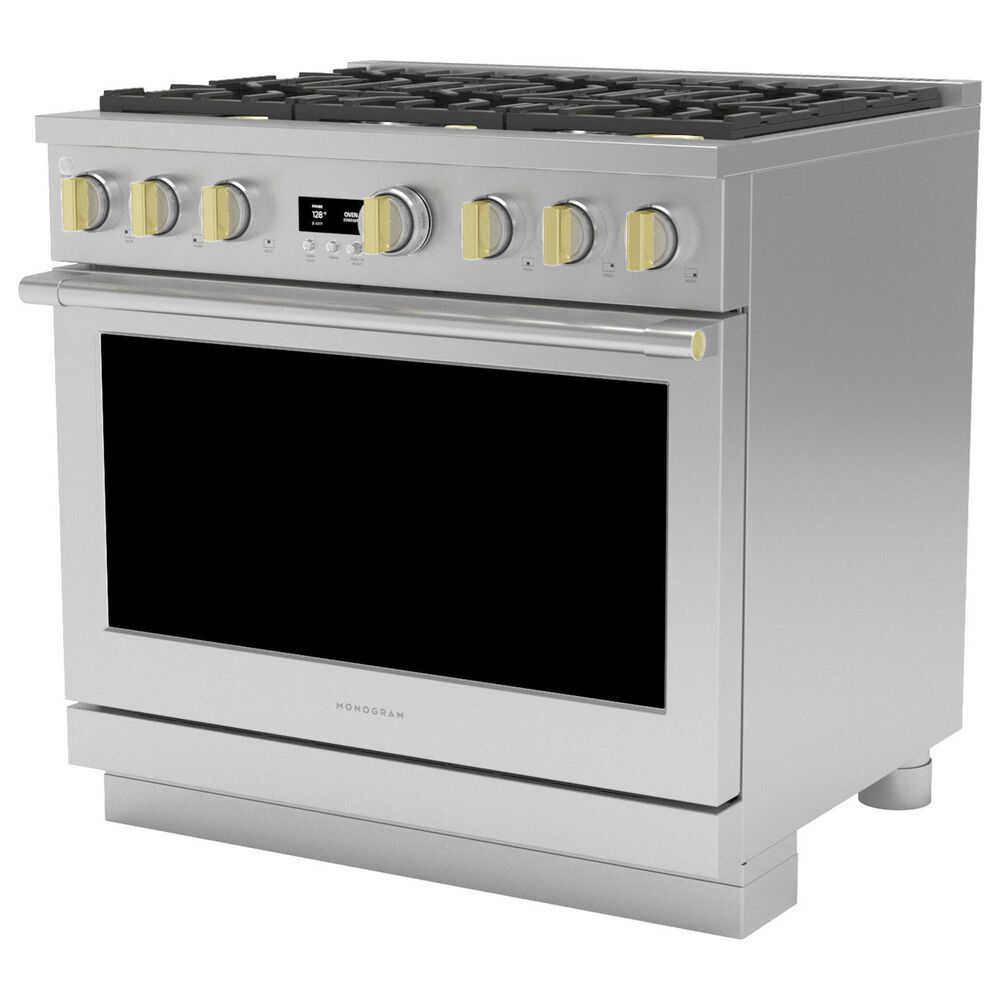 Monogram 36" All Gas Professional Range with 6 Burners in Stainless