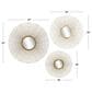 Maple and Jade Metal Sunburst Home Wall Mirror with Mirrored Accent in Polished Gold (Set of 3), , large