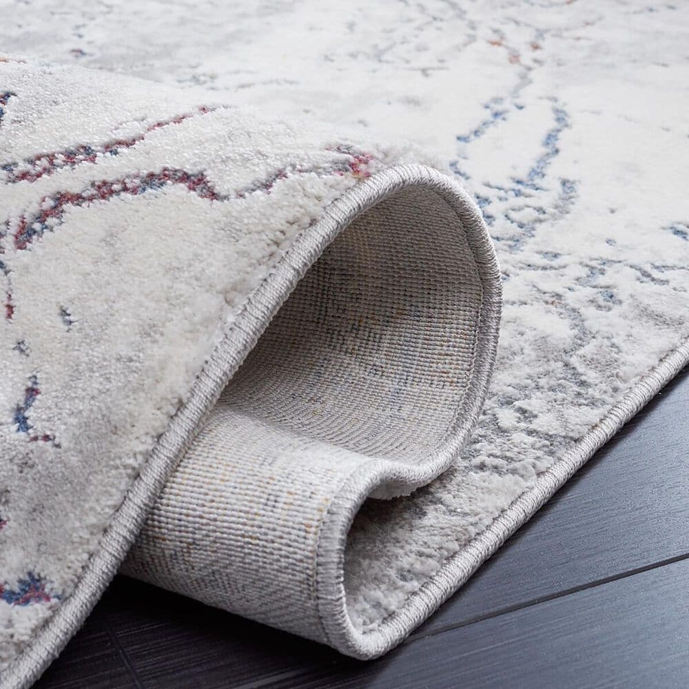 Safavieh Craft 2&#39;2&quot; x 9&#39; Grey and Wine Runner, , large