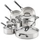 Kitchenaid 10-Piece 5-Ply Clad Cookware Set in Stainless Steel, , large