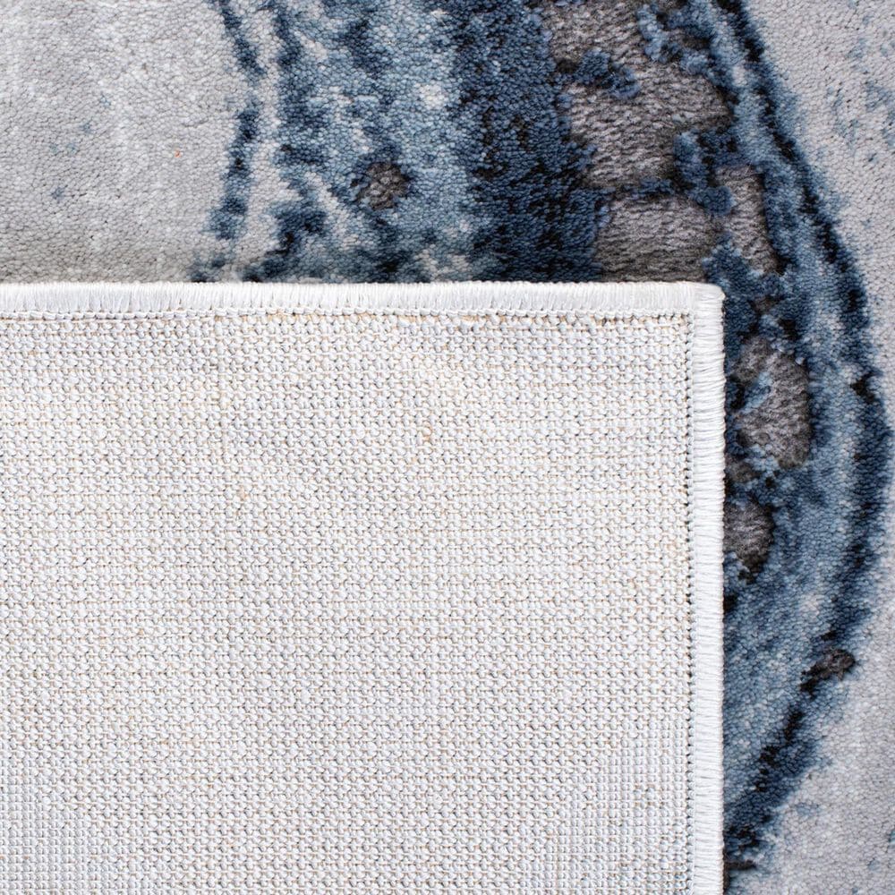 Safavieh Craft CFT819M 2&#39;3&quot; x 8&#39; Blue and Grey Runner, , large