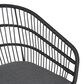 Hearth and Haven Terry Outdoor Dining Club Chair in Gray (Set of 2), , large