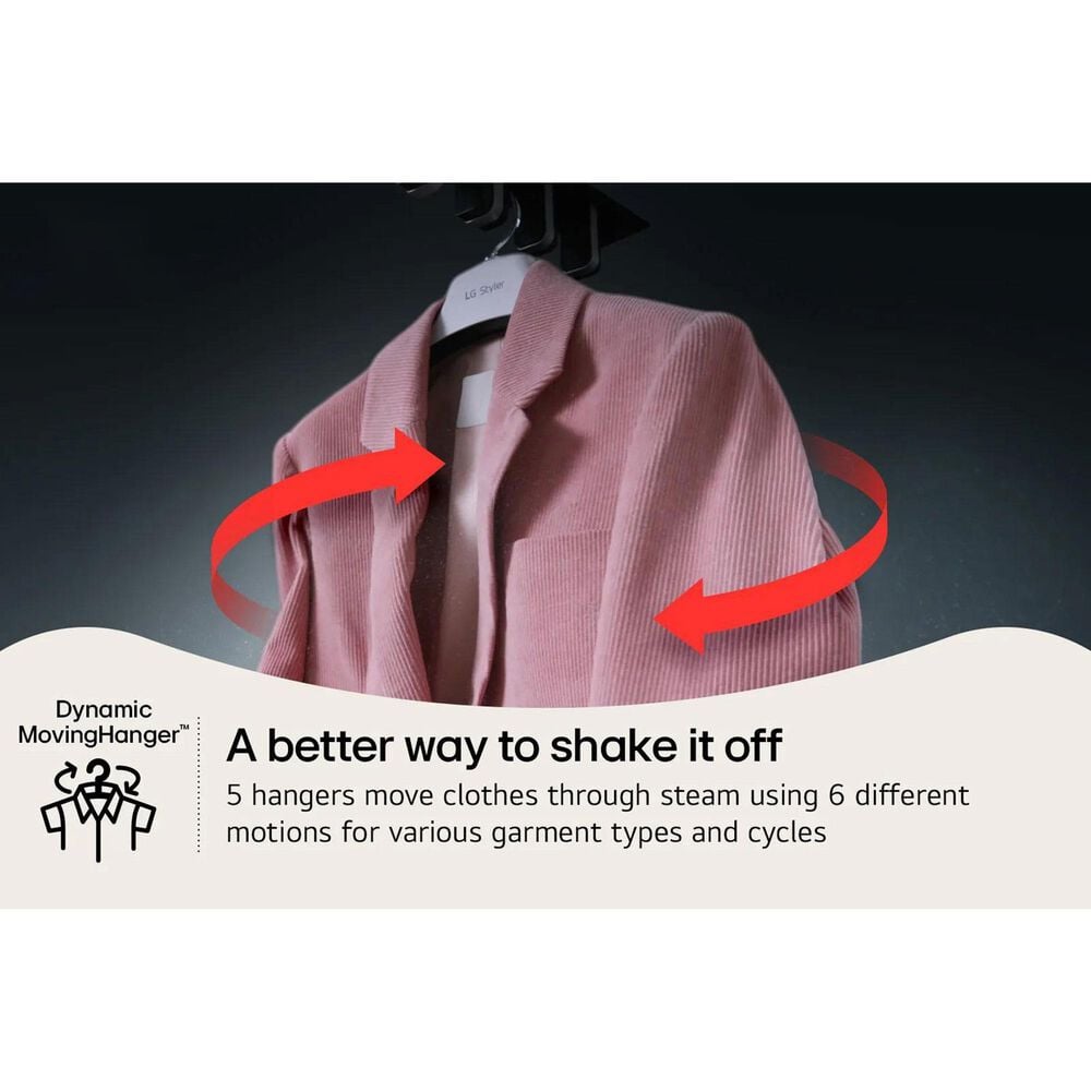 LG Styler Smart Steam Closet in Beige, , large