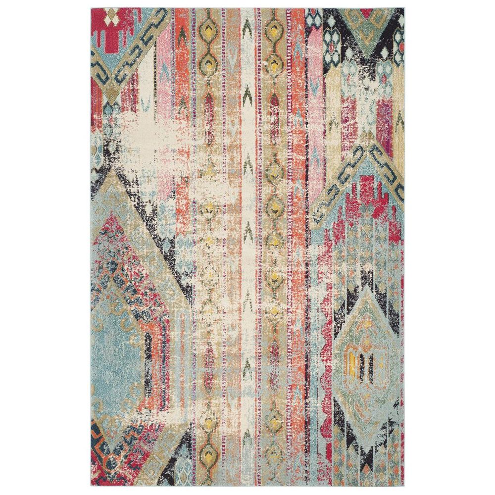 Safavieh Monaco MNC222F-10 10" x 14" Multi Area Rug, , large