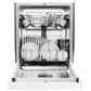 Midea 24" Built-In Front Control Dishwasher in White, , large