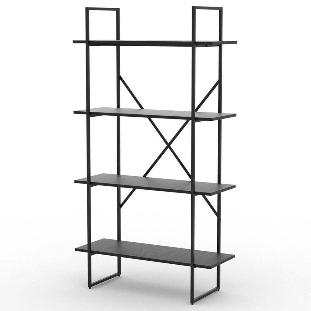 RST Brands Emery 65" Height 4 Tier Shelf in Black, , large