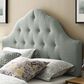 Modway Sovereign Upholstered Fabric Queen Headboard in Gray, , large