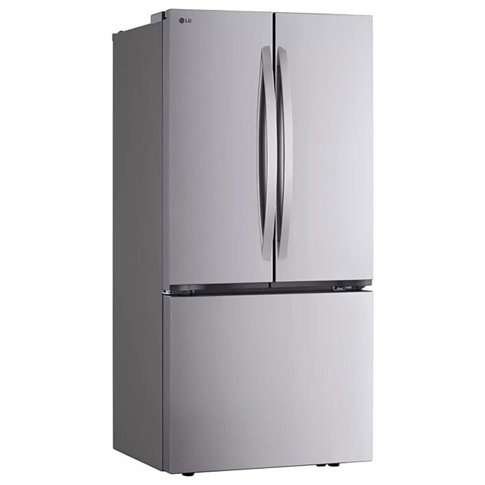 LG 21 cu.ft. 3 Door French Door, 33 wide Counter Depth, Non-Dispense, Dual Handle, Printproof Stainless Steel, , large