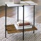 Ashley Braxmore Accent Table in White and Light Brown, , large