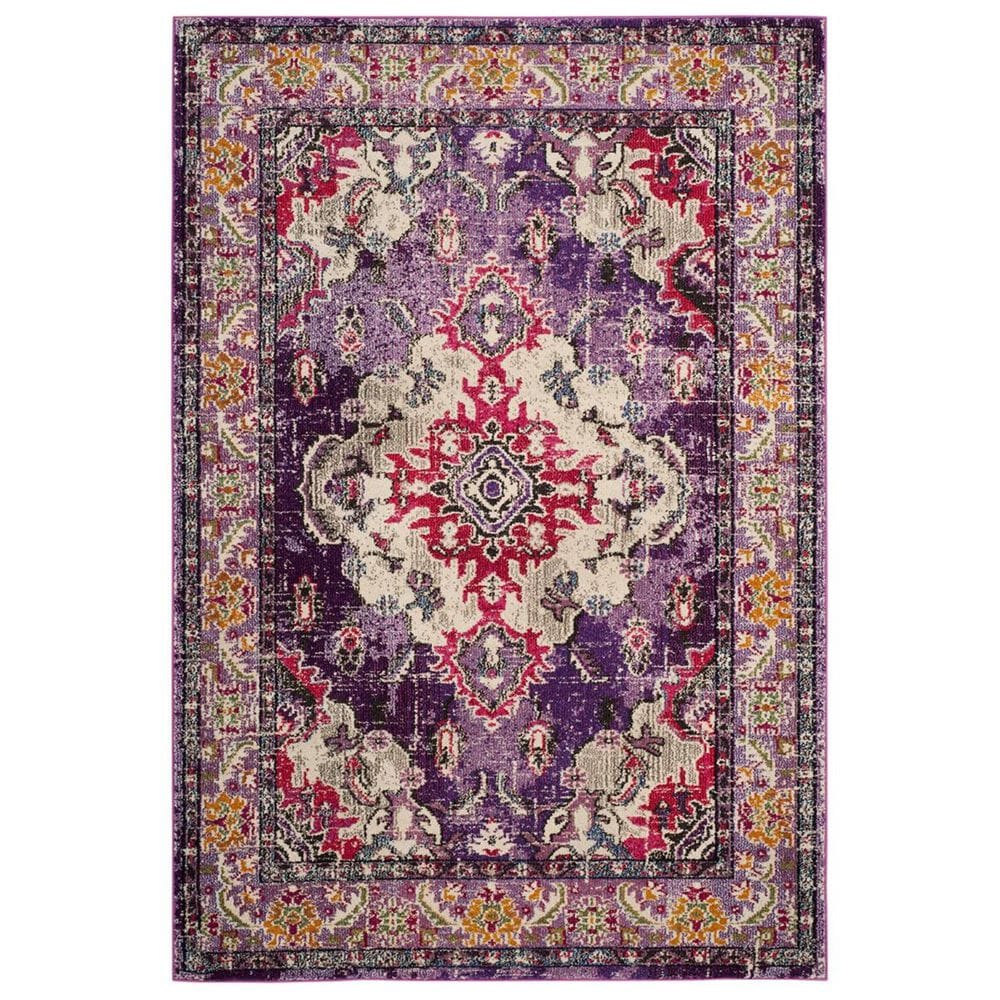 Safavieh Monaco MNC243P-24 2"2" x 4" Violet/Fuchsia Area Rug, , large