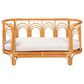Baxton Studio Nariko Rattan Pet Bed with Removable Cushion in Light Honey, , large