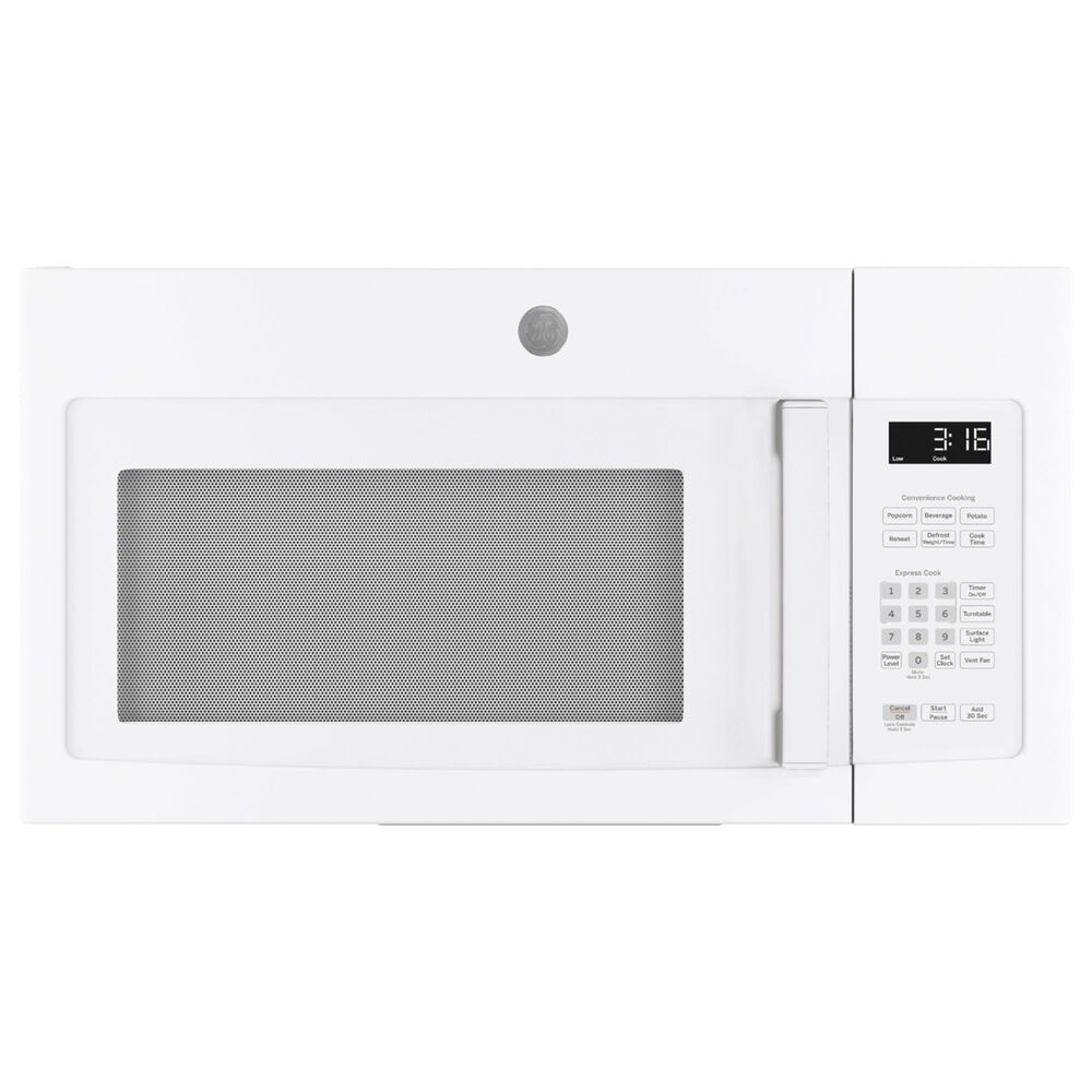 GE Appliances 1.6 Cu. Ft. Over-The-Range Microwave Oven in White, , large