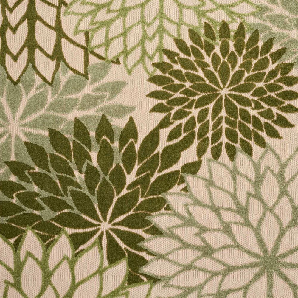 Nourison Aloha ALH05 3&#39;6&quot; x 5&#39;6&quot; Ivory and Green Indoor/Outdoor Area Rug, , large