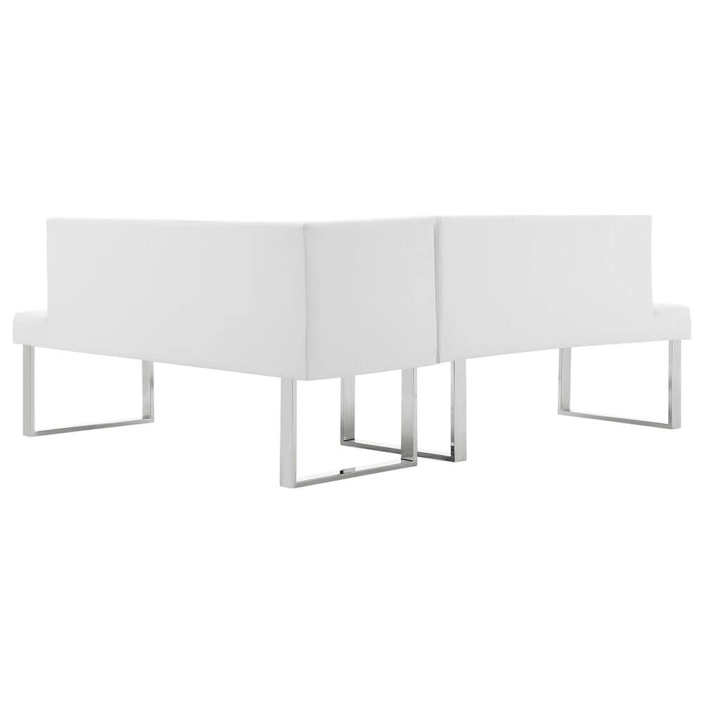 Blue River Amanda 3-Piece Dining Set in White, , large