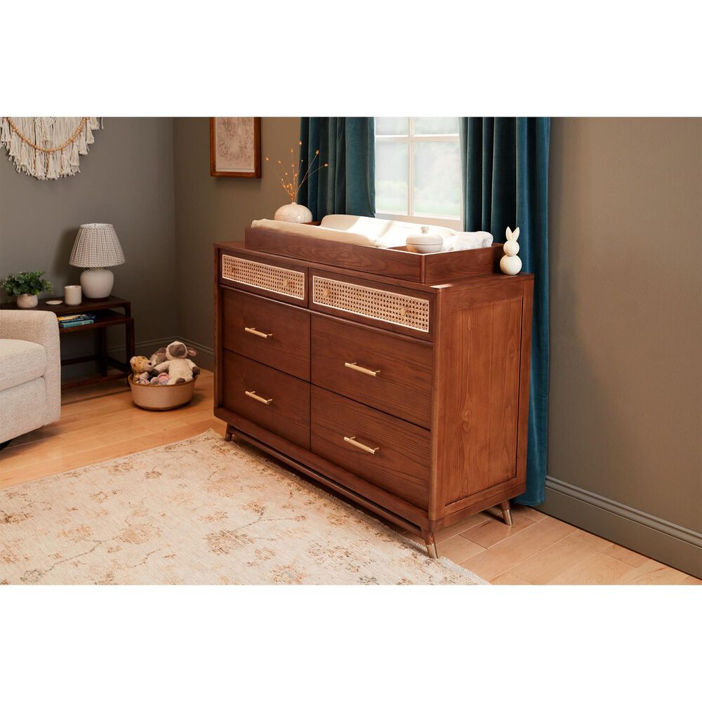 Maxi Cosi Kindred Everheart 6-Drawer Dresser in Walnut Ash, , large