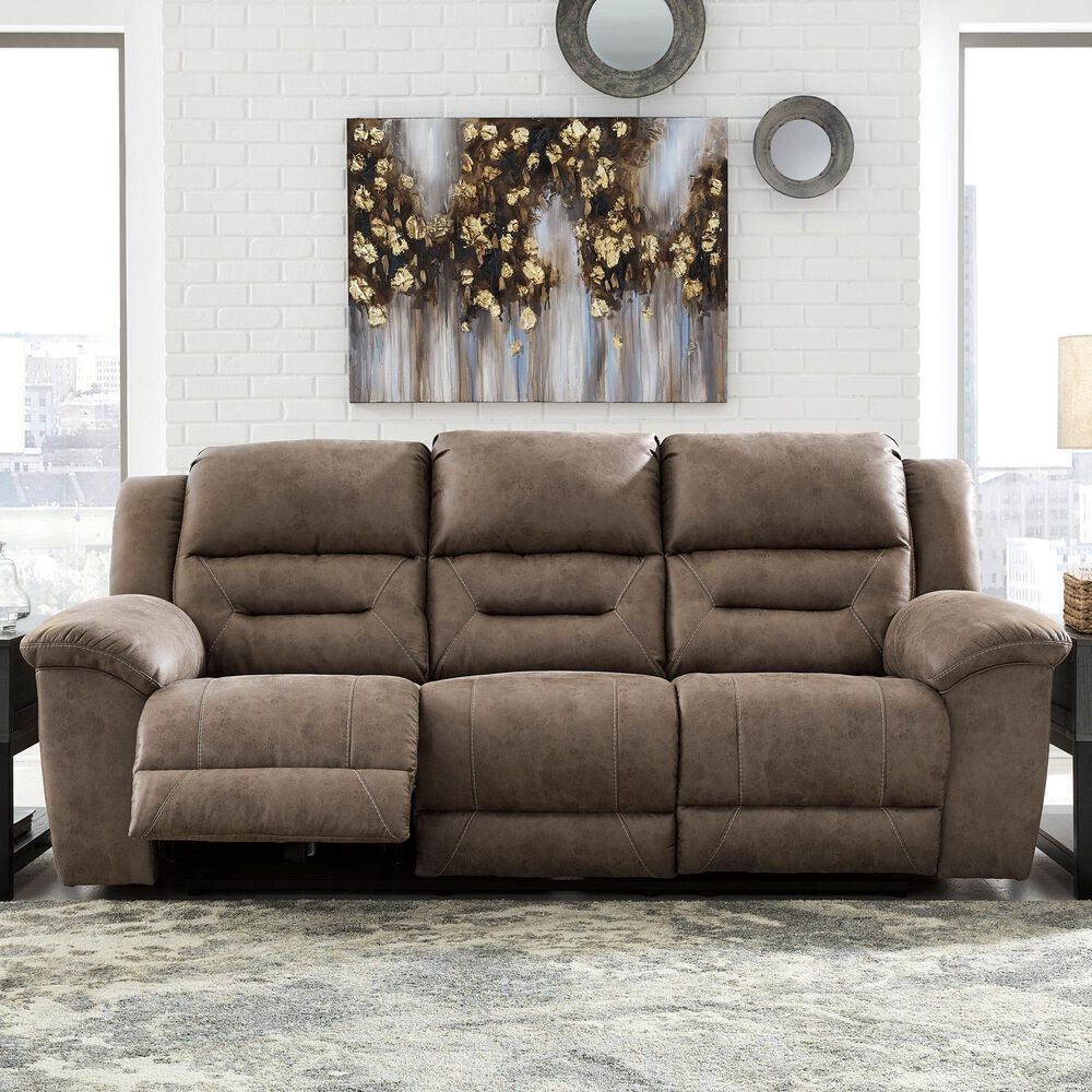 Ashley Stoneland Power Reclining Sofa in Fossil, , large