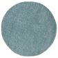 Safavieh August Shag 6"7" Round Aqua Area Rug, , large