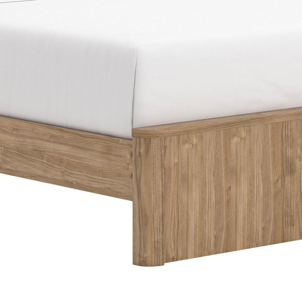 Ashley Gramburg Full Panel Platform Bed in Warm Brown, , large