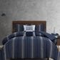 BCP Home Harper Navy 3PC King Comforter Set, , large