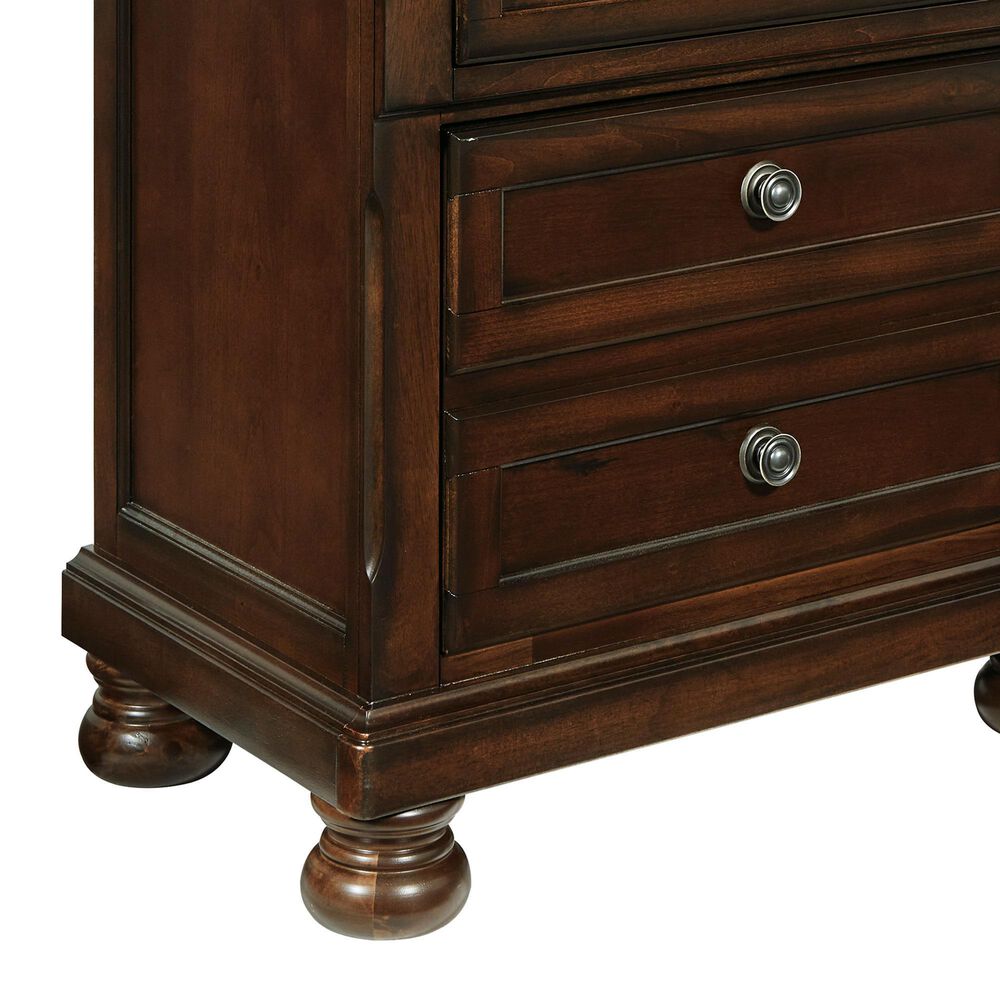 Millenium Porter 4-Piece Queen Bedroom Set in Rustic Brown, , large
