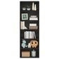 HOMLUX 6-Tier Free Standing Open Storage Bookcase in Espresso, , large