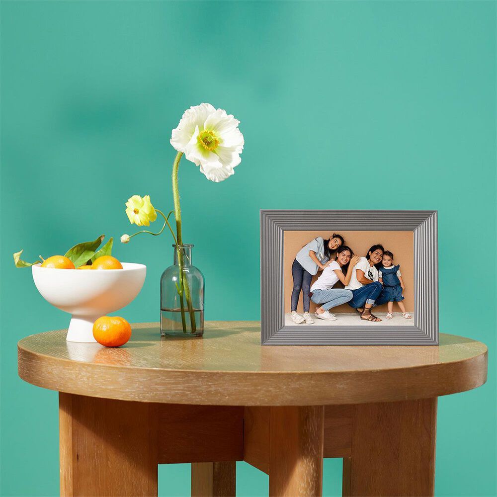 Aura Mason 9&quot; LCD Wi-Fi Digital Photo Frame in Graphite, , large