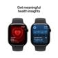 Apple Watch Series 11 (GPS+Cellular) 46mm Titanium Case with Black Sport Band - S/M - Slate - (2025), , large