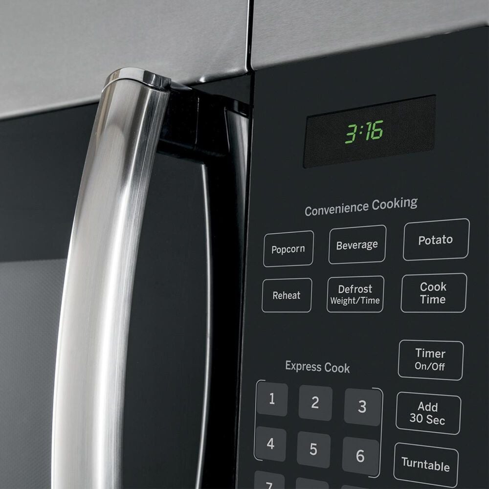 GE Appliances 1.6 Cu. Ft. Over-the-Range Microwave with 1000 Watts in Stainless Steel, , large