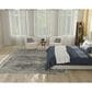 Nourison Harmony 7"9" x 9"9" Ivory and Charcoal Area Rug, , large