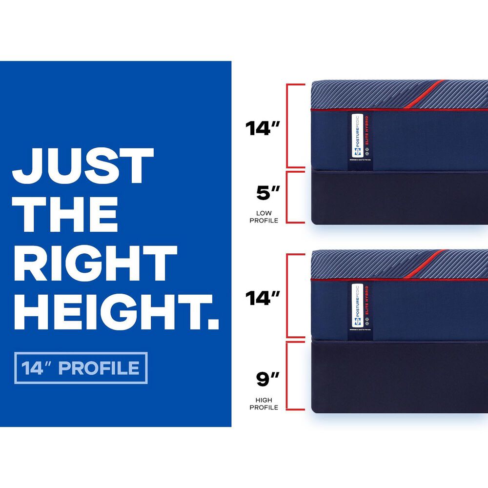 Sealy Posturepedic Elite High Point Medium Hybrid Queen Mattress, , large
