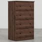 Lemoore Essentials 26" 4-Drawer Chest in Aspen Oak, , large