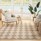 Nourison Positano Geometric Jute 5" x 7" Indoor/Outdoor Area Rug, , large