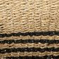 Mercana Emma Rectangular Basket in Light Brown and Black (Set of 2), , large