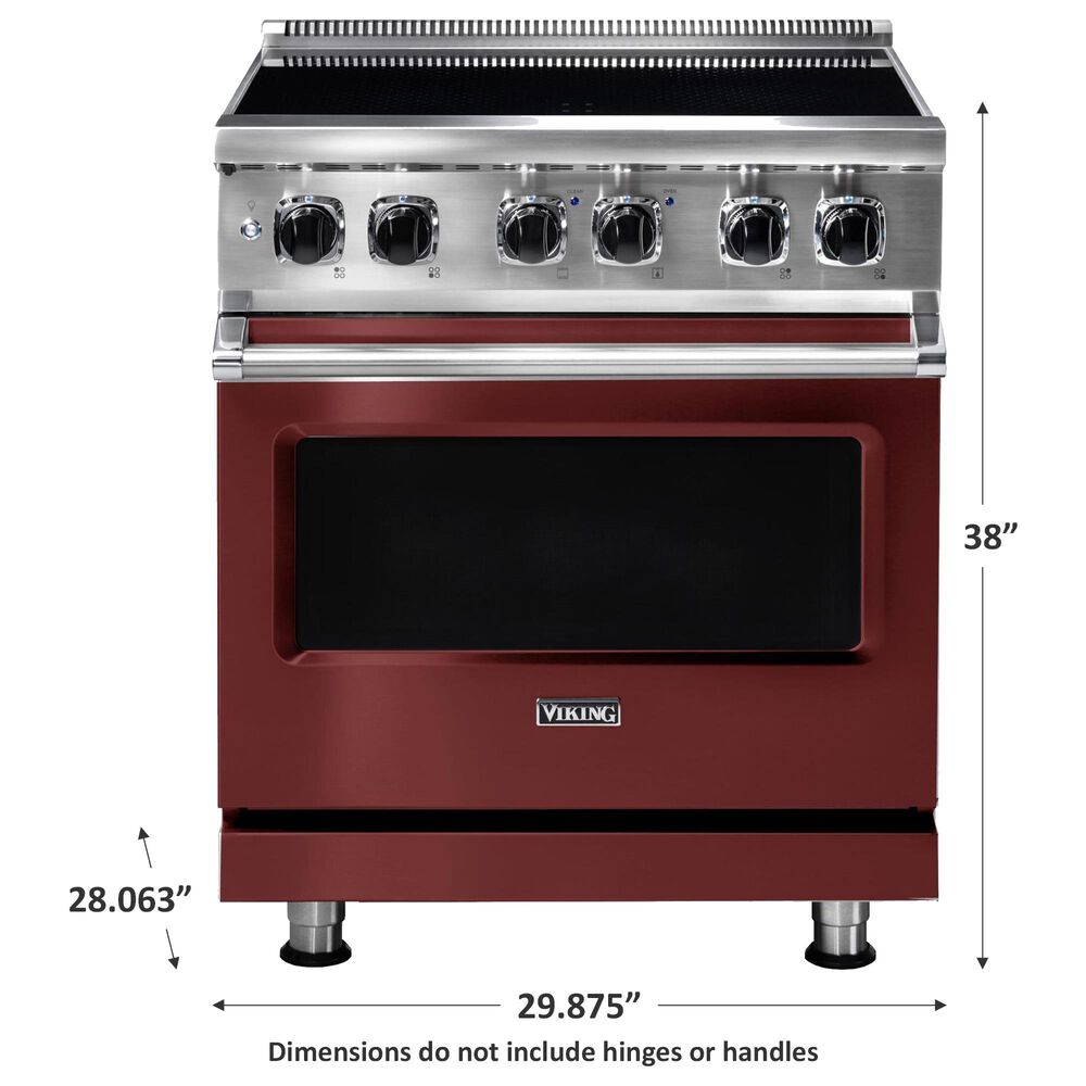 Viking Range 30&quot; Induction Range with 4 Elements in Reduction Red, , large
