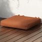 Hearth and Haven Noah19" x 19" Outdoor Dining Chair Cushion with Water-Repellent Fabric and Secure Ties in Orange, , large