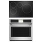 Cafe 2-Piece Kitchen Package with Stainless Steel 30" Smart Built-In Convection Single Wall Oven and Black 30" Touch Control Induction Cooktop, , large