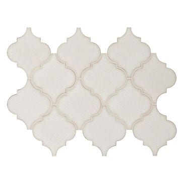 MS International Arabesque Antique White 11" x 15.5" Ceramic Mosaic Sheet, , large