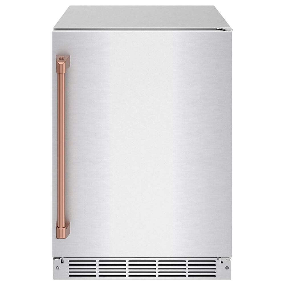 Thor Kitchen Gordon Ramsay 5 Cu. Ft. Outdoor Undercounter Beverage Cooler with Rose Gold Handle Kit in Stainless Steel, , large